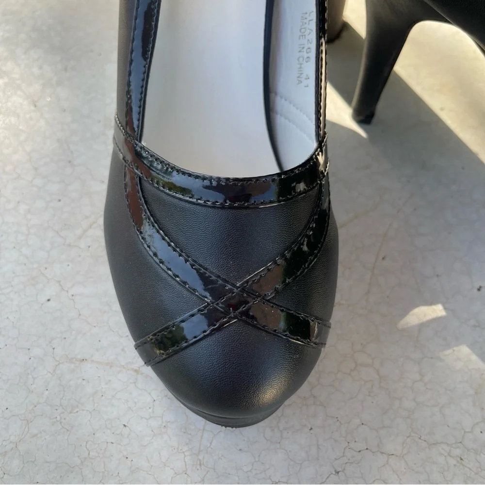Retro vintage Getmorebeauty Black Ankle Strappy Buckle Dress High Heels
